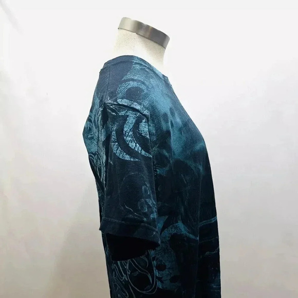 NAYAN CULTURE Men Short Sleeve Pullover Crew Neck 100% Cotton Tee Shirt Medium - Picture 4 of 8